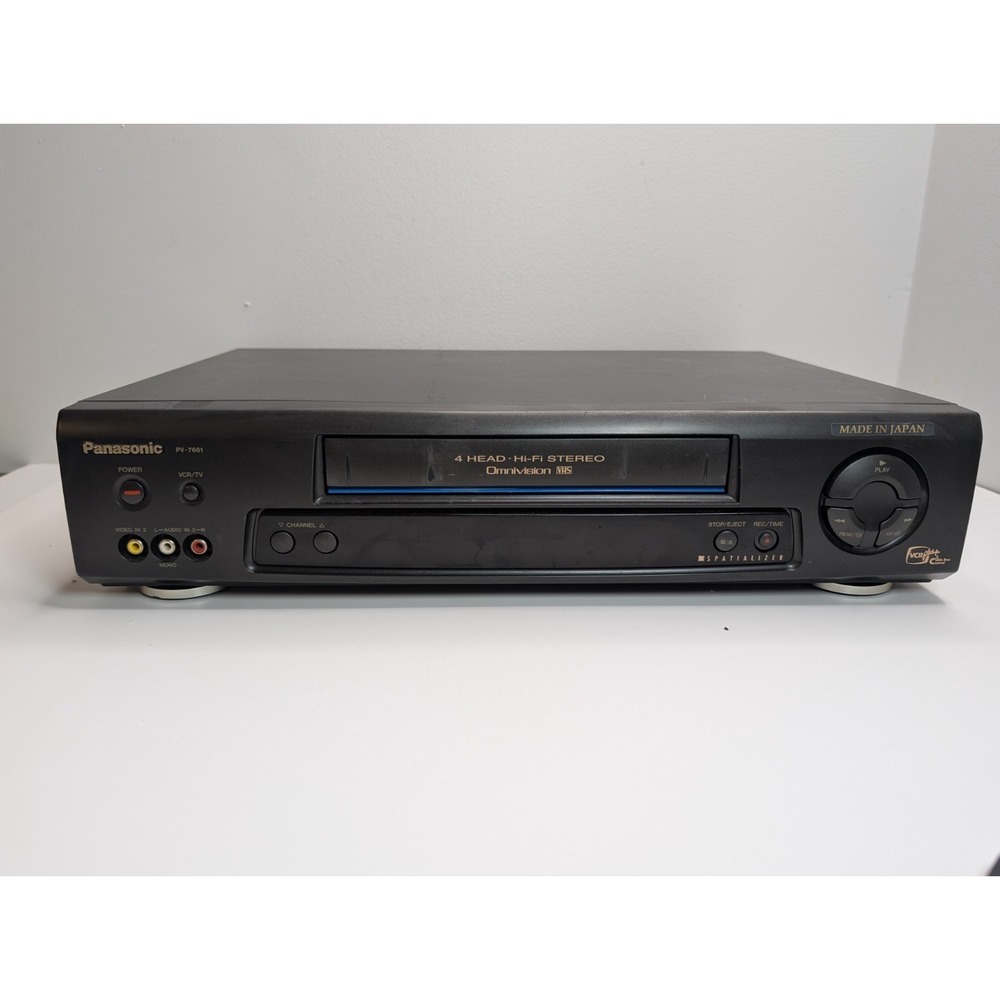 Panasonic Omnivision Blue Line PV-7661 VCR 4 Head Hi-Fi Stereo No Remote Working